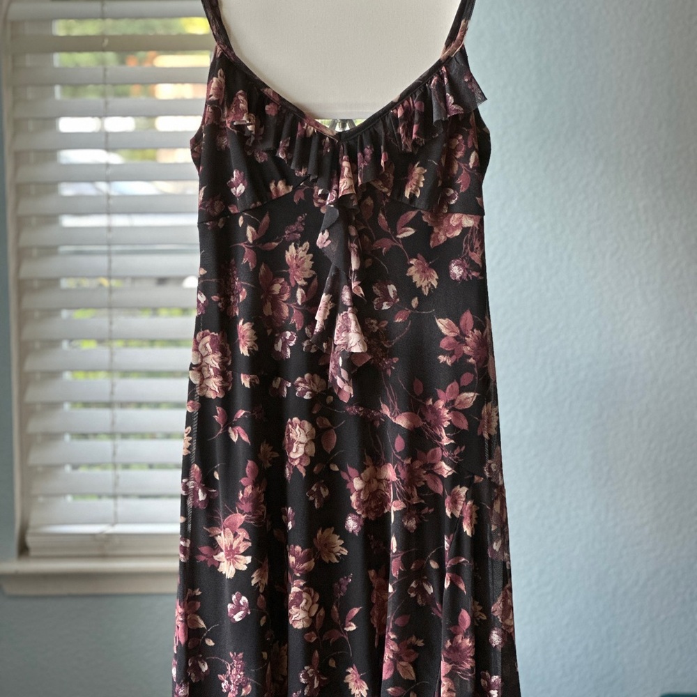 RSQ Black and Pink Floral Dress